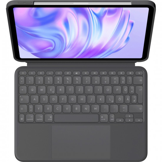 Logitech Combo Touch Tastatur Trackpad Apple iPad Pro 11inch Gray