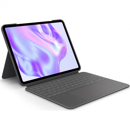 Logitech Combo Touch Tastatur Trackpad Apple iPad Pro 13inch Gray