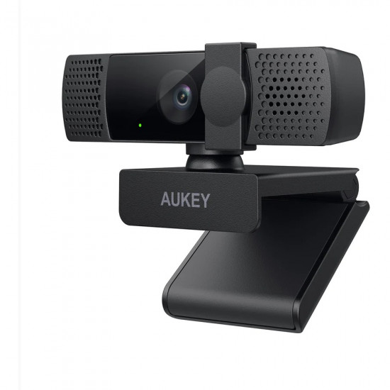 Aukey PC-LM7 Stream Series Autofocus Full HD Webcam with 1/3inch-CMOS Sensor black