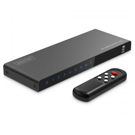 Digitus 4K HDMI Switch 5 Input 1 Output