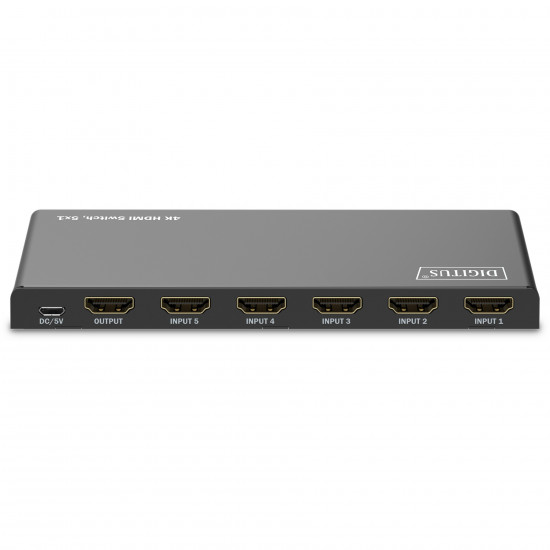 Digitus 4K HDMI Switch 5 Input 1 Output