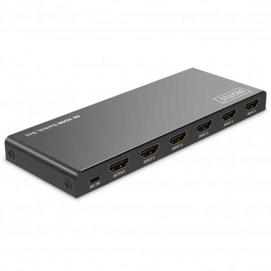 Digitus 4K HDMI Switch 5 Input 1 Output