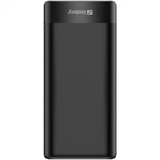 Sandberg 420-62 Powerbank 20000mAh 65W QC3.0 USB-C/2xUSB-A Schwarz