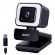 Aukey PC-LM6 Stream Series with Ring Light Full HD Webcam with 1/3inch-CMOS Sensor black