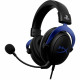 HP HyperX Cloud wired Gaming Headset Over-Ear - schwarz/blau