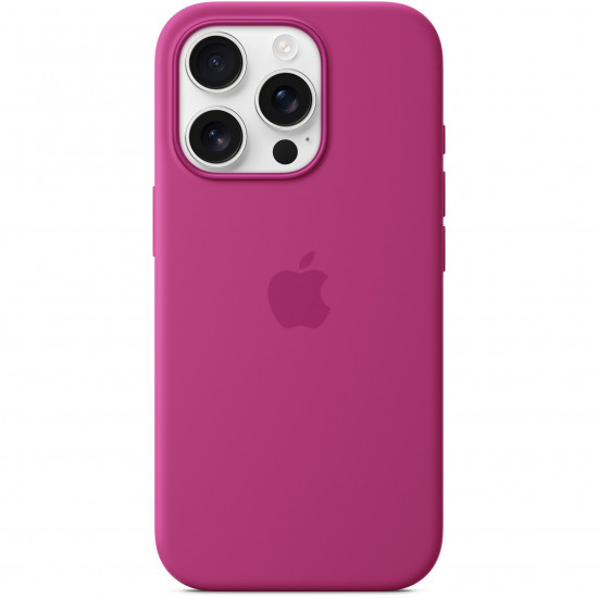 Apple iPhone16 Pro Silicone Case with MagSafe - Fuchsia