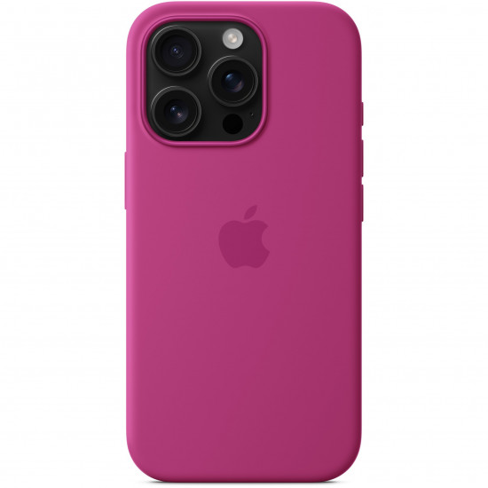 Apple iPhone16 Pro Silicone Case with MagSafe - Fuchsia