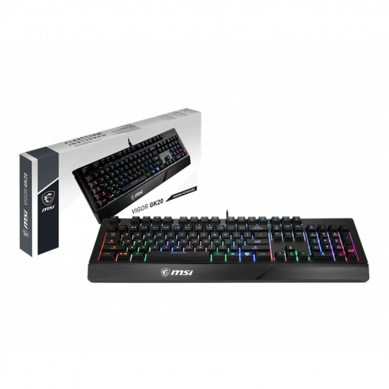 MSI Vigor GK20 RGB black - Keyboard layout might be German