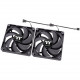 Thermaltake CT120 PC Cooling Fan CL-F147-PL12BL-A 500-2000rpm - 2Pack