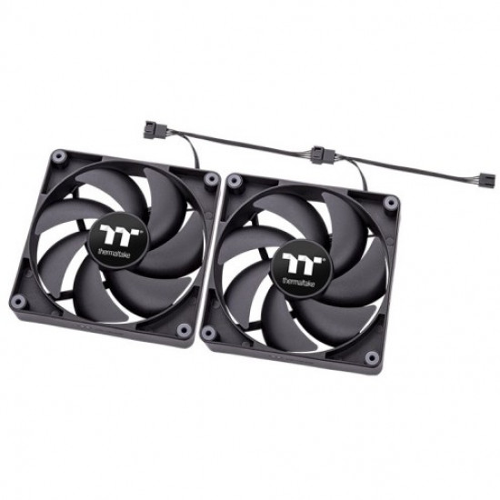 140mm Thermaltake CT140 PC Cooling Fan 500-1500rpm - 2Pack