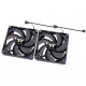 140mm Thermaltake CT140 PC Cooling Fan 500-1500rpm - 2Pack