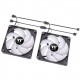 140mm Thermaltake CT140 ARGB Sync PC Cooling Fan 500-1500rpm - 2Pack