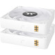 140mm Thermaltake CT140 EX ARGB Sync PC Cooling Fan White 3 Fan Pack