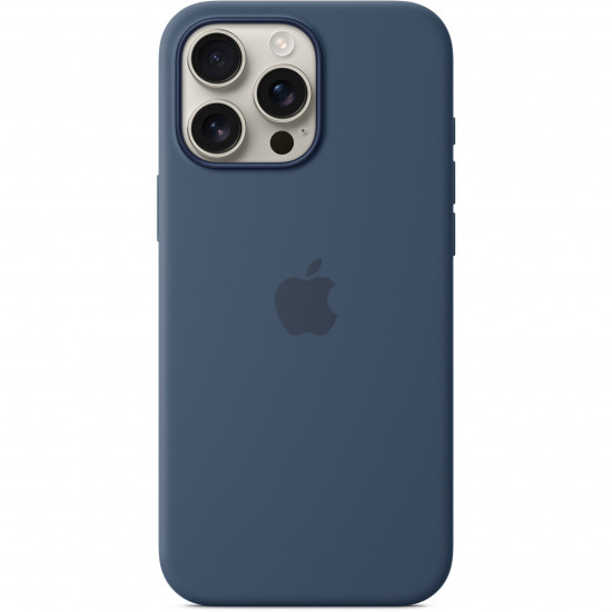 Apple iPhone16 Pro Max Silicone Case with MagSafe - Denim