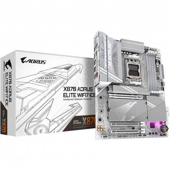 AM5 Gigabyte X870 AORUS ELITE WIFI7 ICE ATX