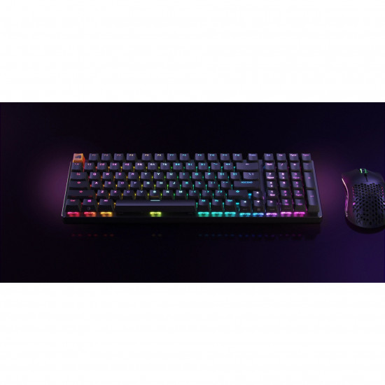 Glorious Gaming Keyboard GMMK 2 Fullsize 96% QWERTZ Glorious Fox Linear Switches black - Keyboard layout might be German