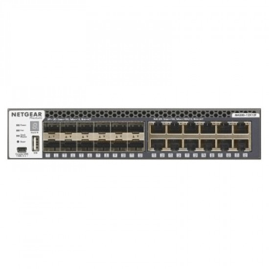 NETGEAR M4300-12X12F - Switch - 24 Anschl sse - managed - an Rack montierbar