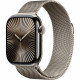 Apple Watch Series 10 GPS + Cellular 42mm Natural Titanium Case with Natural Milanese Loop