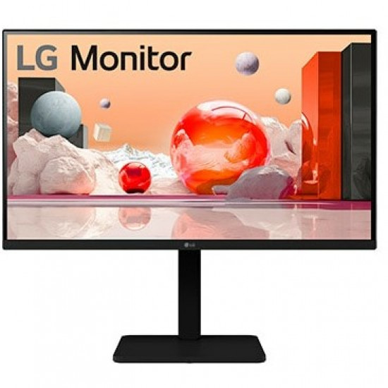 68,6cm/27inch (1920x1080) LG 27BA450-B 16:9 FHD IPS 5ms 100Hz HDMI VGA DP Speaker Pivot Black