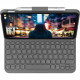 Logitech Slim Folio Bluetooth Tastatur und Schutzh lle iPad 10. Generation grey QWERTZ DE - Keyboard layout might be German