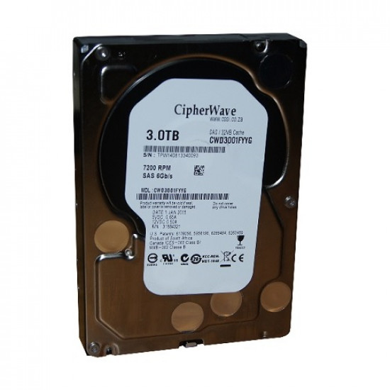 3TB Western Digital Enterprise (CWD Branded) 3.5