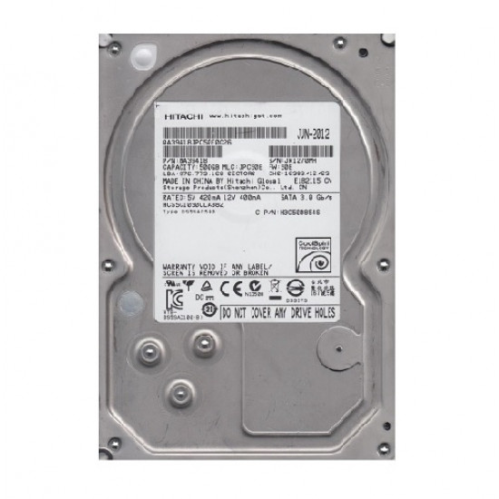 500GB HGST, High Performance 7200RPM, SATA-6Gbps 3.5