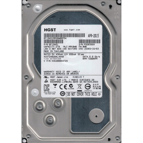 2TB Hitachi, 3.5