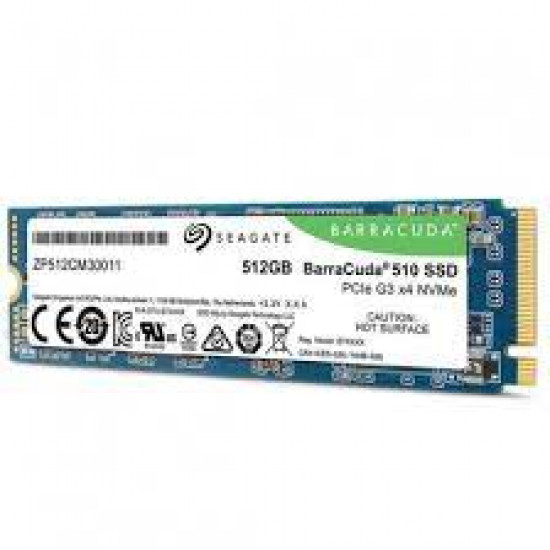 512GB Seagate BarraCuda 510, M.2 (2280), NVMe, PCIe, 3D TLC NAND Flash, SSD