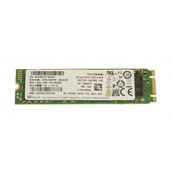 512GB Hynix, M.2 (2280), SATA III, 6 Gbs, NGFF, SSD