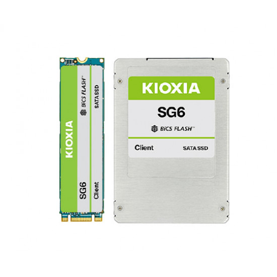 512GB, M.2 2280 (SATA), Toshiba (Kioxia) SG6 Series, High Performance (584MB/s Rd/Wr), BiCS Flash TLC SSD