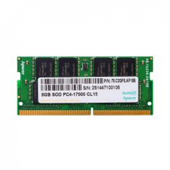 2GB Apacer, DDR4-2400Mhz, CL17 SODIMM Laptop Memory Module