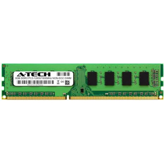 8GB A-Tech, DDR3 (1600MHz) PC3-12800 DIMM 2rx8, 1.5v, Desktop Memory Module