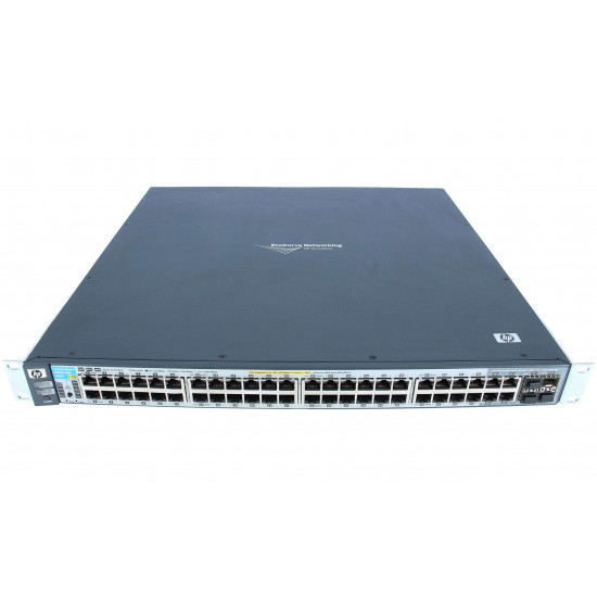 HPe PROCURVE, 3500-48G-POE, YL 44-PORT 1000BASE-T, SMART ETHERNET SWITCH (HP ReNew 1Yr Warranty)