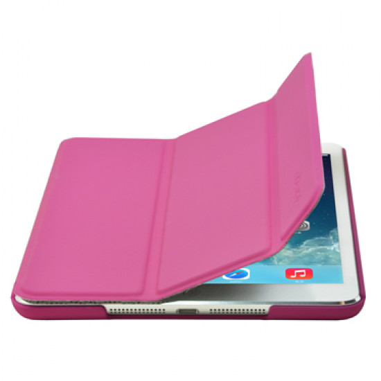 Cirago iPad Mini Case with Retina Display PU Slim-Fit 3-Fold PC Shell Pink