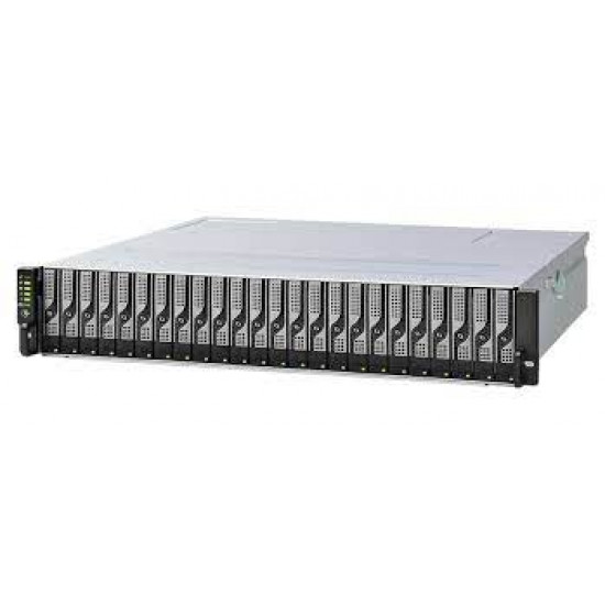 2U/24bay Dual Redundant Infortrend Controller Expansion Enclosure, Incl. 4x12Gb SAS Ports, 2x(PSU+FAN module), 24x 2.5