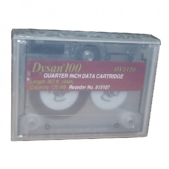 Dysan 100 Quarter Inch DAta Cartridge 307ft 120MB