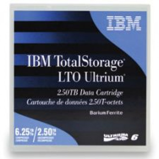 IBM LTO-6 Ultrium Tape Media 2.5TB/6.25TB LTO-6 Data Cartridge