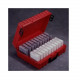 Turtle 20 slot capacity LTO/DLT/SDLT Container - Red