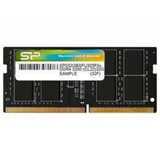 8GB Silicon Power, DDR4-3200Mhz, CL22, SODIMM, Laptop Memory Module