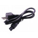 Dell Power Cord, 2 Pin / C5 connector 220v-250v, 1 Meter Cable (Dell original)