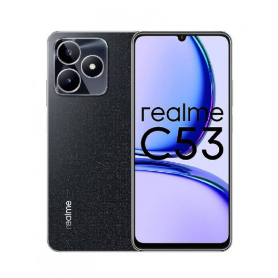 REALME C53 RMX3760, Mighty Black, 6GB RAM, 128GB Storage, 50MP AI Camera, Octa-Core Chipset, 17.13 90Hz Display, Mobile Phone