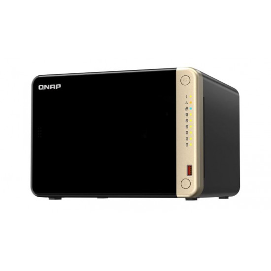 6-Bay QNAP Desktop NAS, Intel Celeron N5105/N5095 Quad-Core, 8GB Onboard Not Expandable, 6 x 3.5